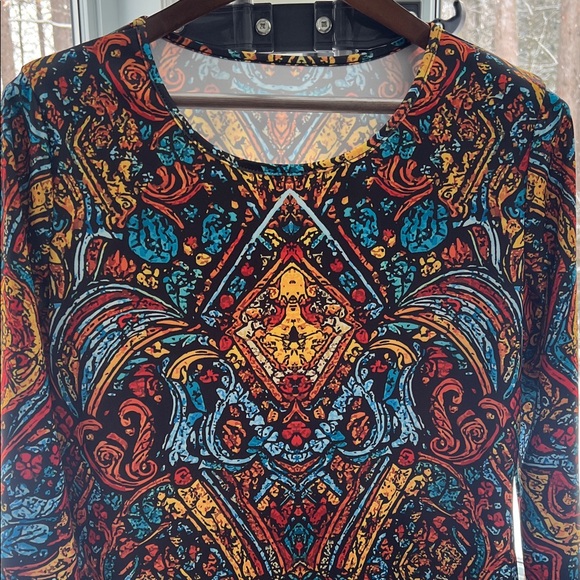 Multicolor Patterned Dress - Picture 3 of 9